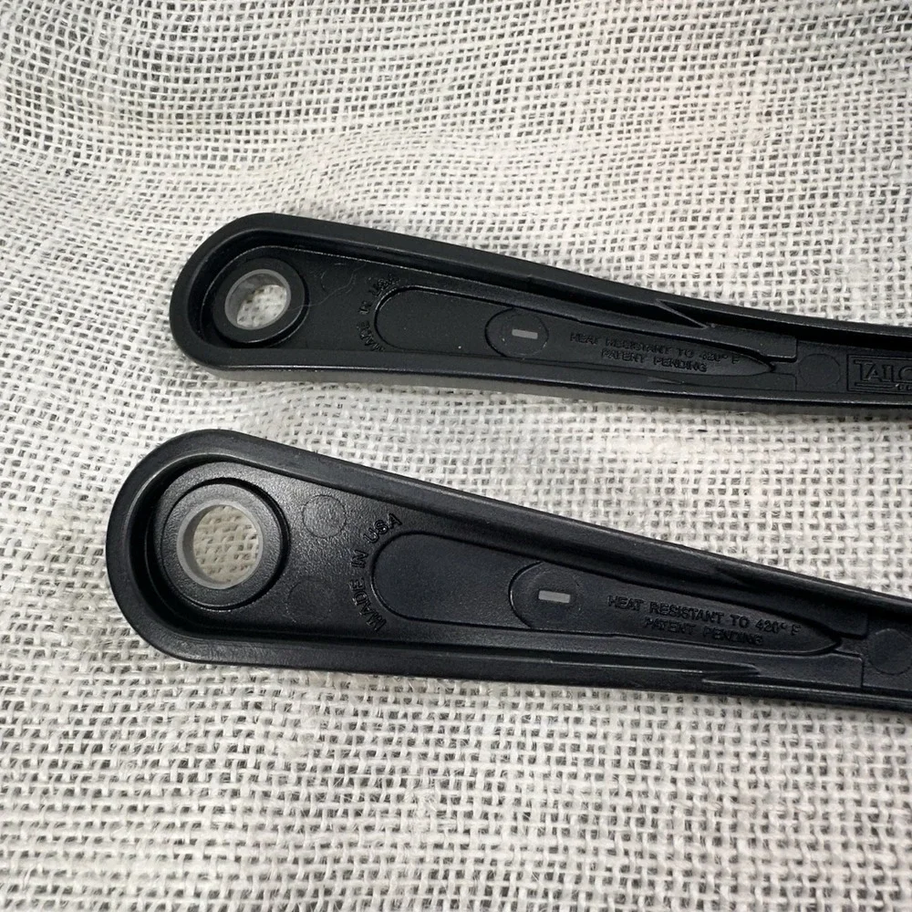 Tailor Made Products Nylon Spoon Slotted Spatula Black Heat Resistant 420F Set 2